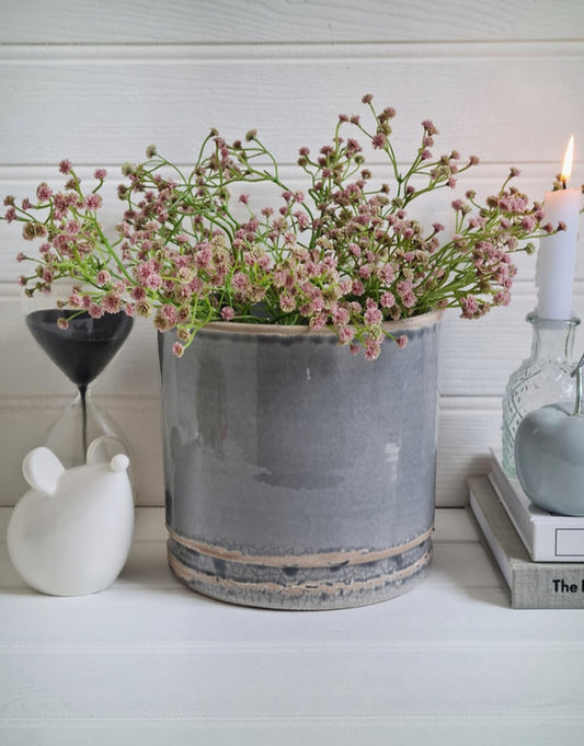 Faux Pink Gypsophila Spray