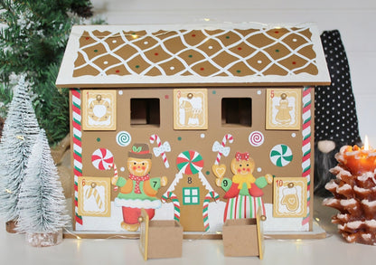 Gingerbread Advent House