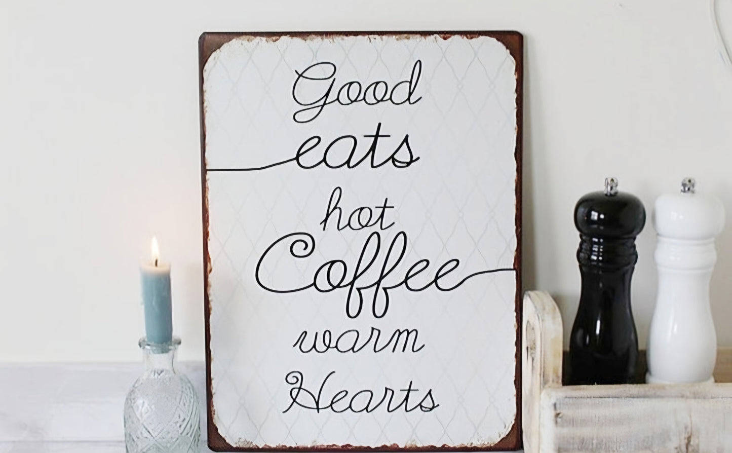 Good Eats, Hot Coffee Sign