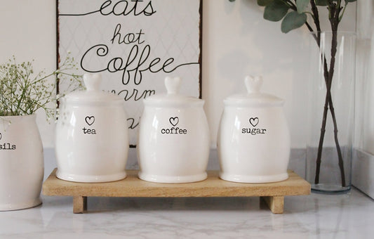 Heart Coffee Jar