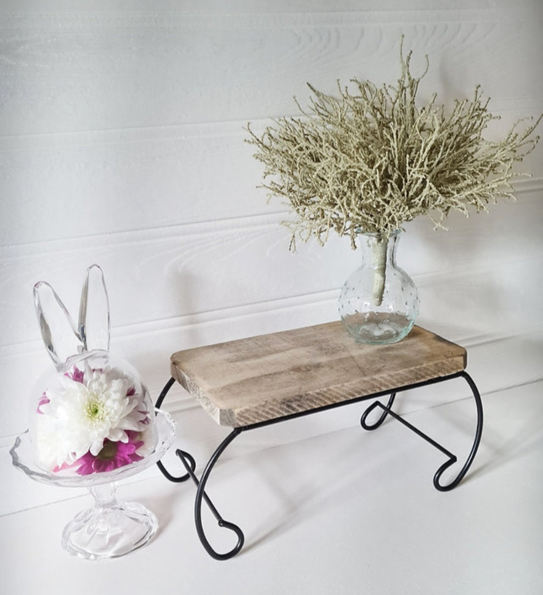 Rustic Wooden Styling Bench - Imperfect