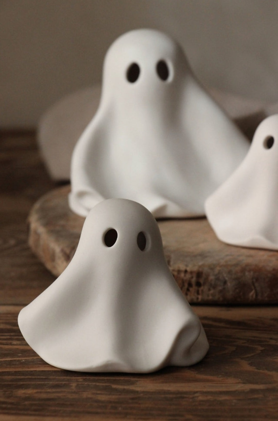 Porcelain Ghost Ornament - 3 Sizes