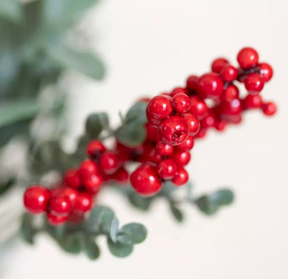 Red Berry & Eucalyptus Bunch