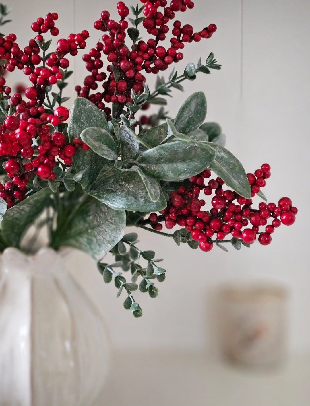 Red Berry & Eucalyptus Bunch