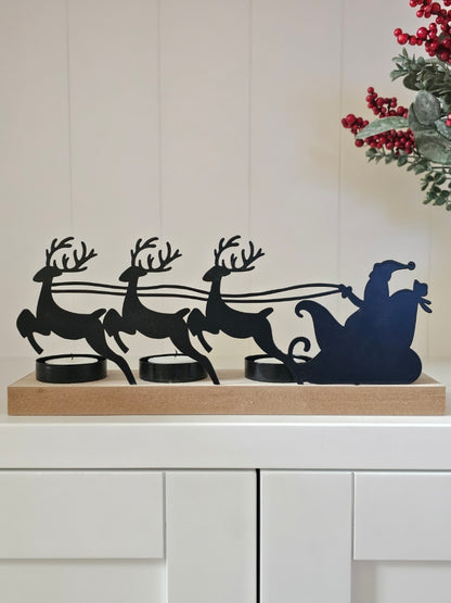 Christmas Silhouette Tealight Holder