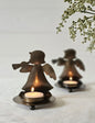 Rustic Angel Tealight Holder