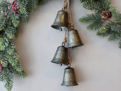 Vintage Brass Bell Garland