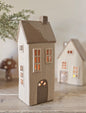 Beige Nyhavn Tealight House -Tall