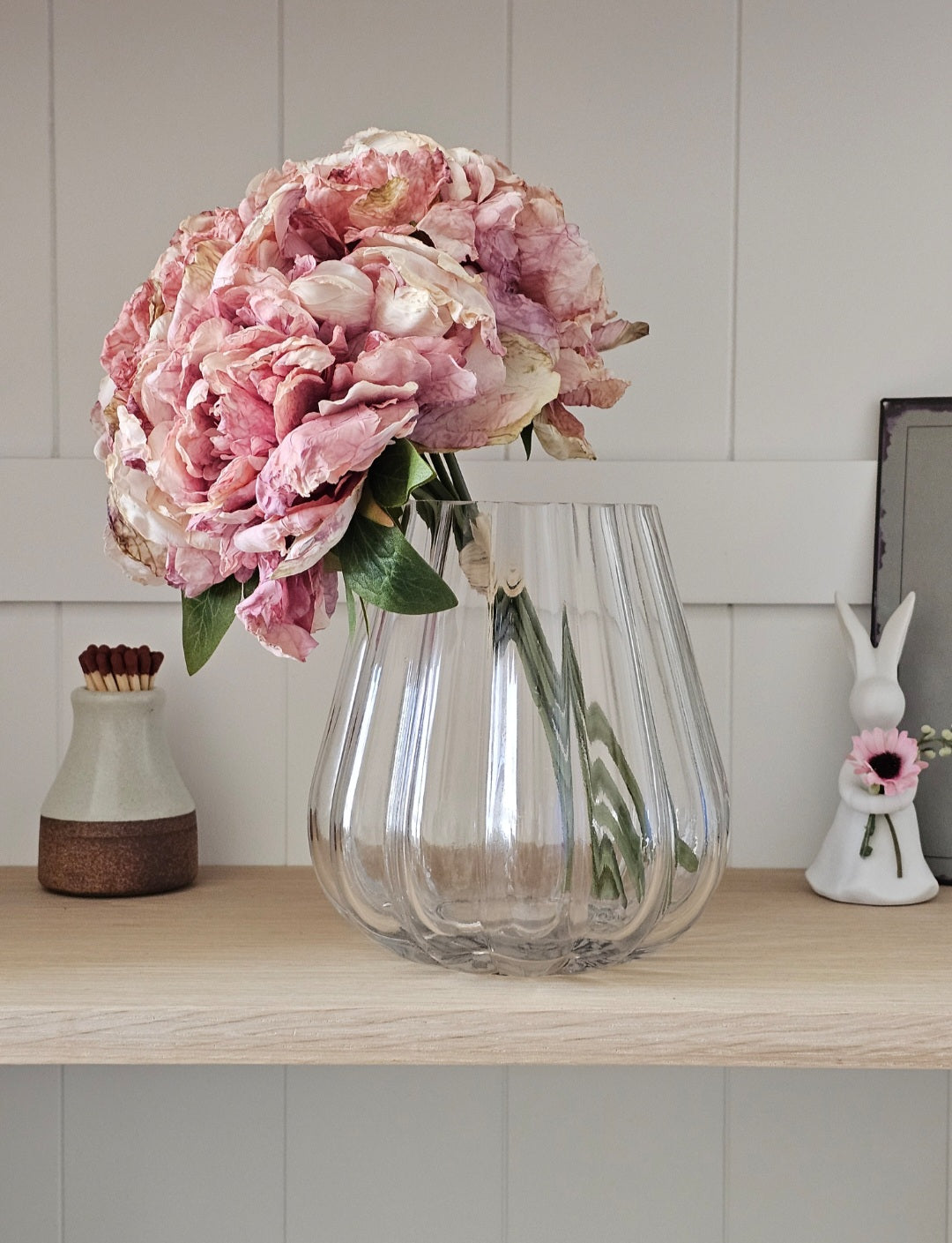 Fluted Glass Vase