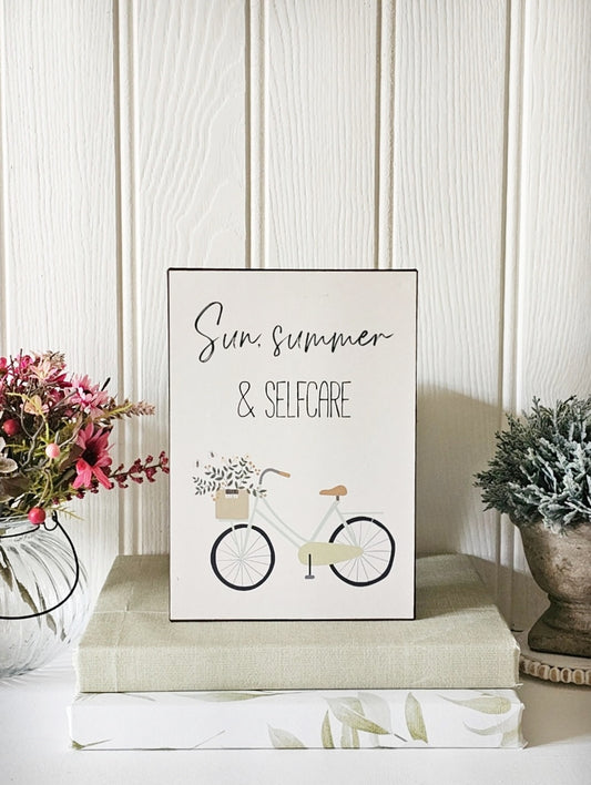 Metal Sign - ' Summer, Sun & Selfcare '