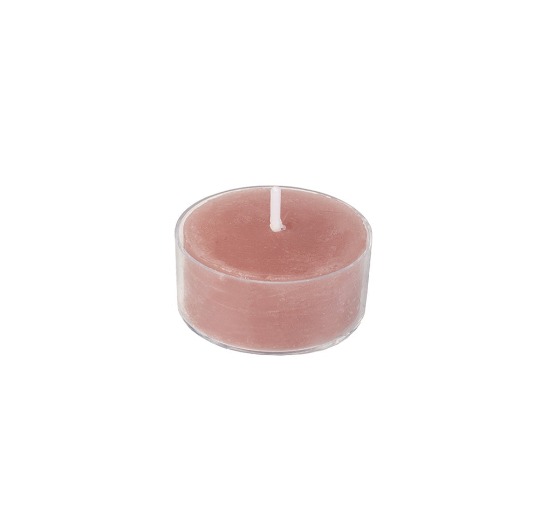 Rustic Tealights - Dusky Pink Set of 5