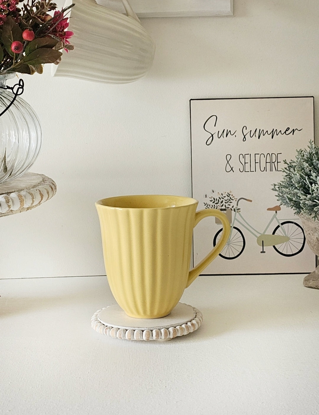 Scalloped Mug - Lemonade