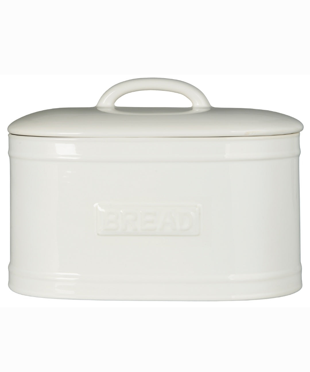 Ceramic Bread Bin | White