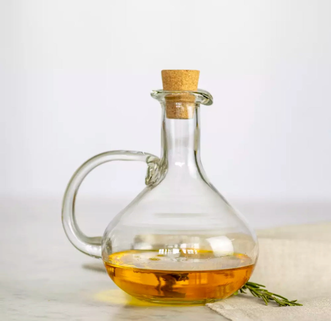 Large Glass Oil Decanter