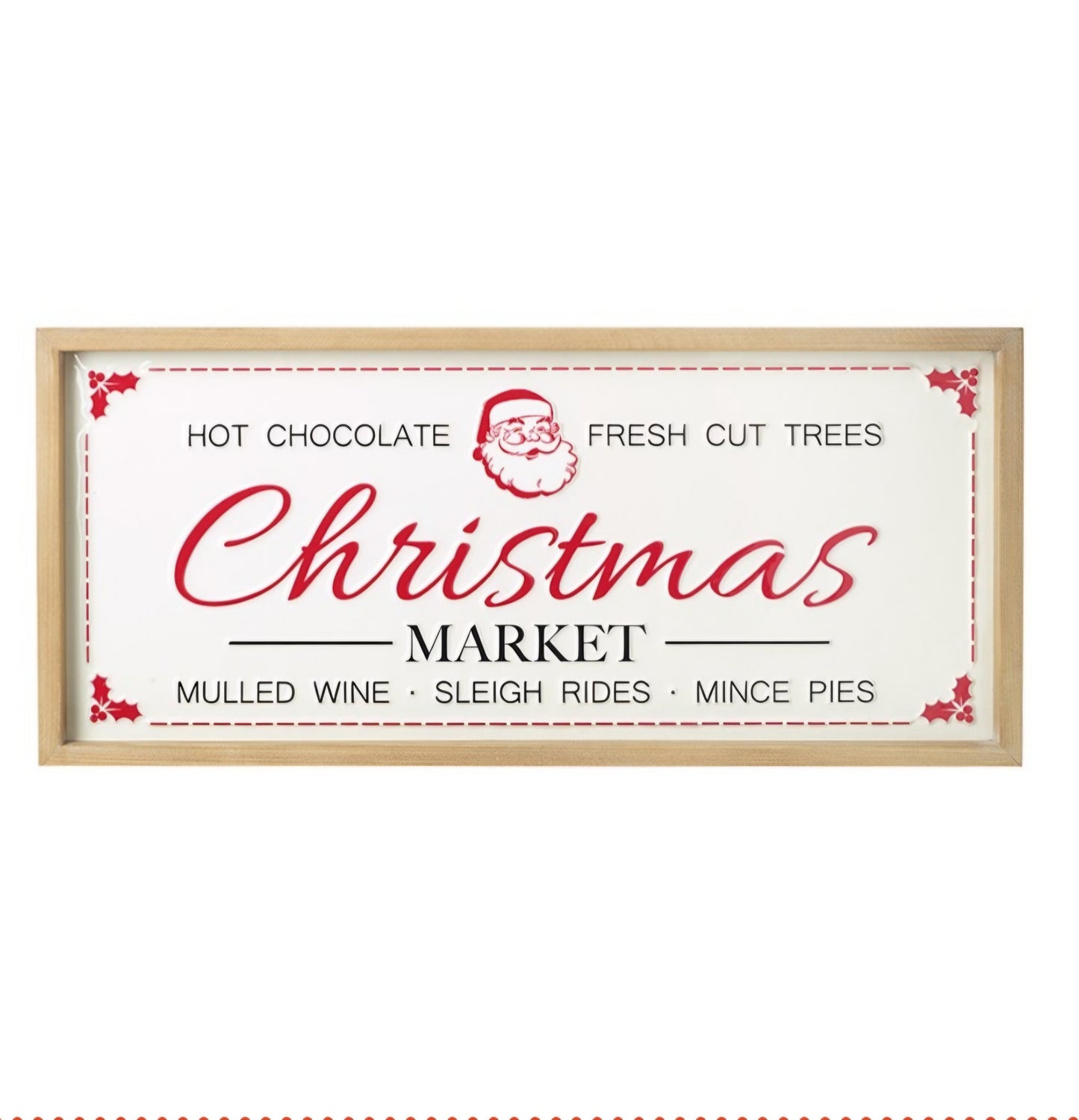 XL Christmas Market Plaque