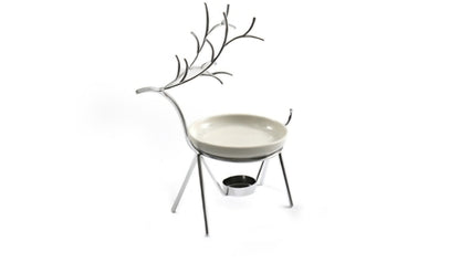 XL Reindeer Oil & Wax Warmer | Silver Finish