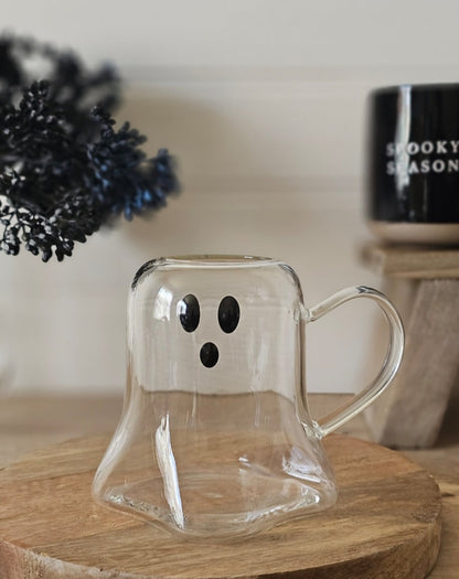 Glass Ghost Mug