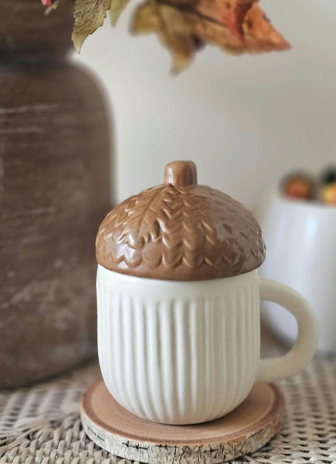 Ceramic Acorn Mug - IMPERFECT