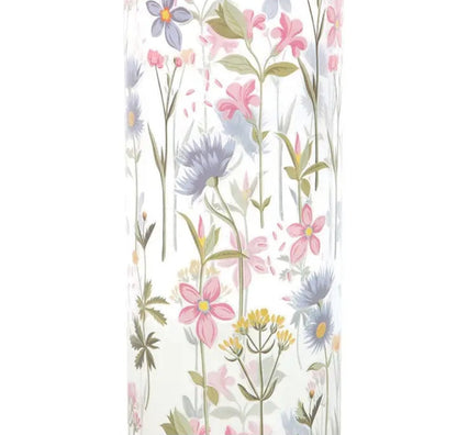 Spring Blossom Glass Water Bottle