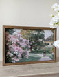 Vintage Spring Day Art with Solid Hardwood Frame