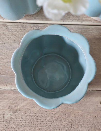 Blue/Green Tulip Planters | 3 Sizes