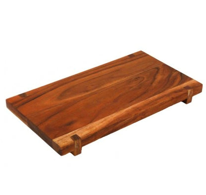 Large Footed Wooden Board